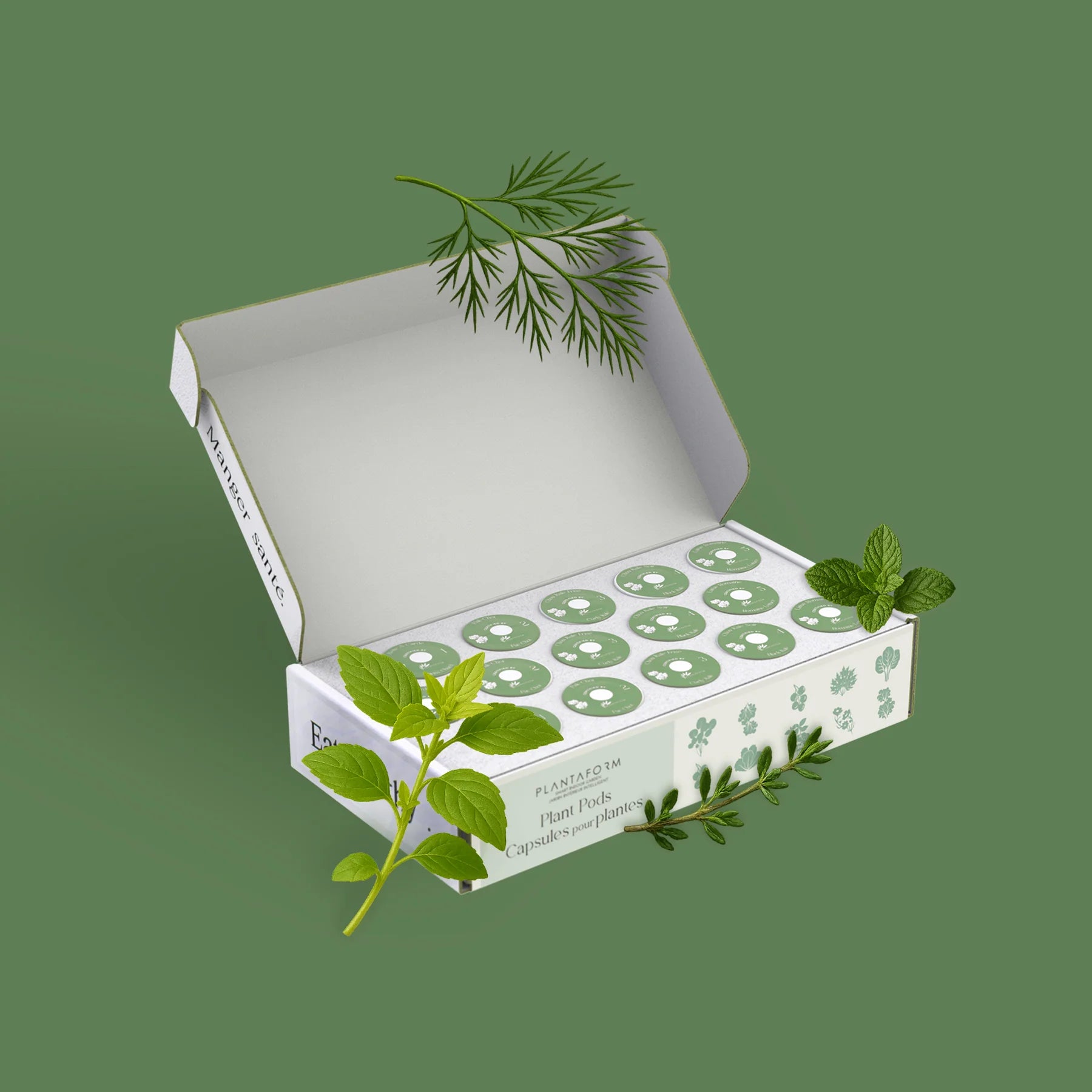 Fresh herbs for cocktails